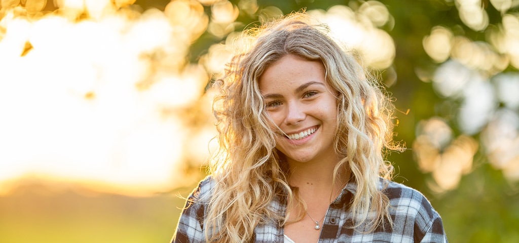 Girl Smiling Honey Orthodontics in Gurnee, IL